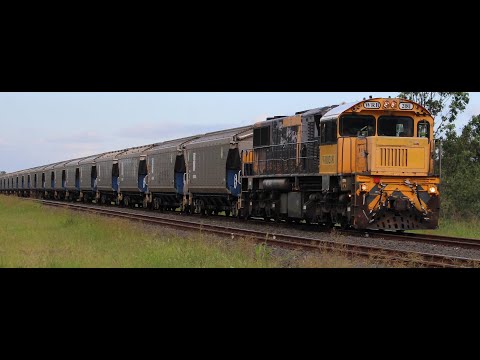 6E38 Watco grain train WRB 2181