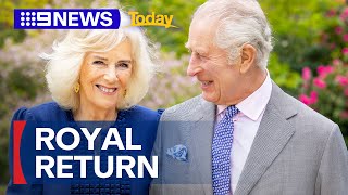 King Charles set to return to duties after cancer treatment | 9 News Australia
