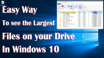 Find The Largest Files On Your Drive In Windows 10 - How To