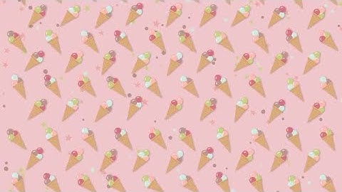 Ice Cream Background Pattern Stock Motion Graphics