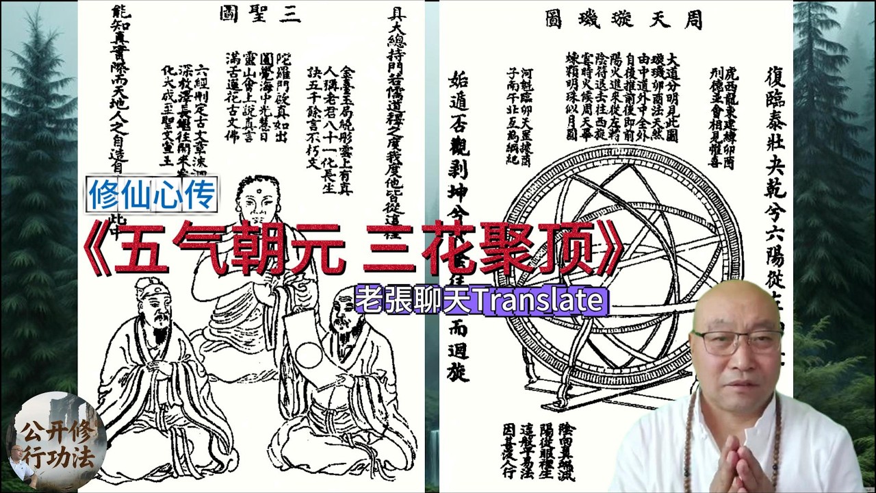修仙心传《五气朝元三花聚顶》老張聊天Translate  长生以存神养气为主 有念即为人心 无念即为道心 #修仙功法 #修仙