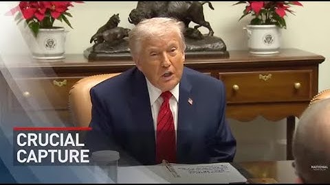 President Trump says the United States seized 