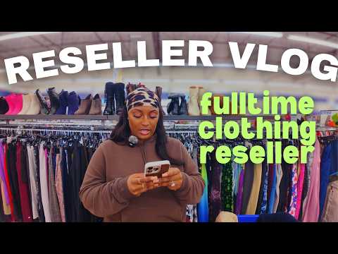 RESELLER VLOG: reseller rants, new thrift location, shoutouts, seasonal listing, what sold + more thumbnail