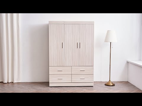 【時尚屋】諾爾白梣木4x6尺衣櫃