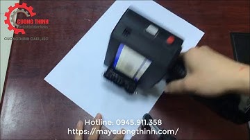 Hướng dẫn cài đặt số lô tịnh tiến theo bước nhảy trên máy in date cầm tay