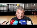 Miguel Méndez, en la previa del duelo de cuartos de final