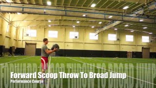 Forward Scoop Throw to Broad Jump
