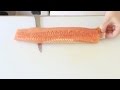 Removing Skin from Fish Fillet