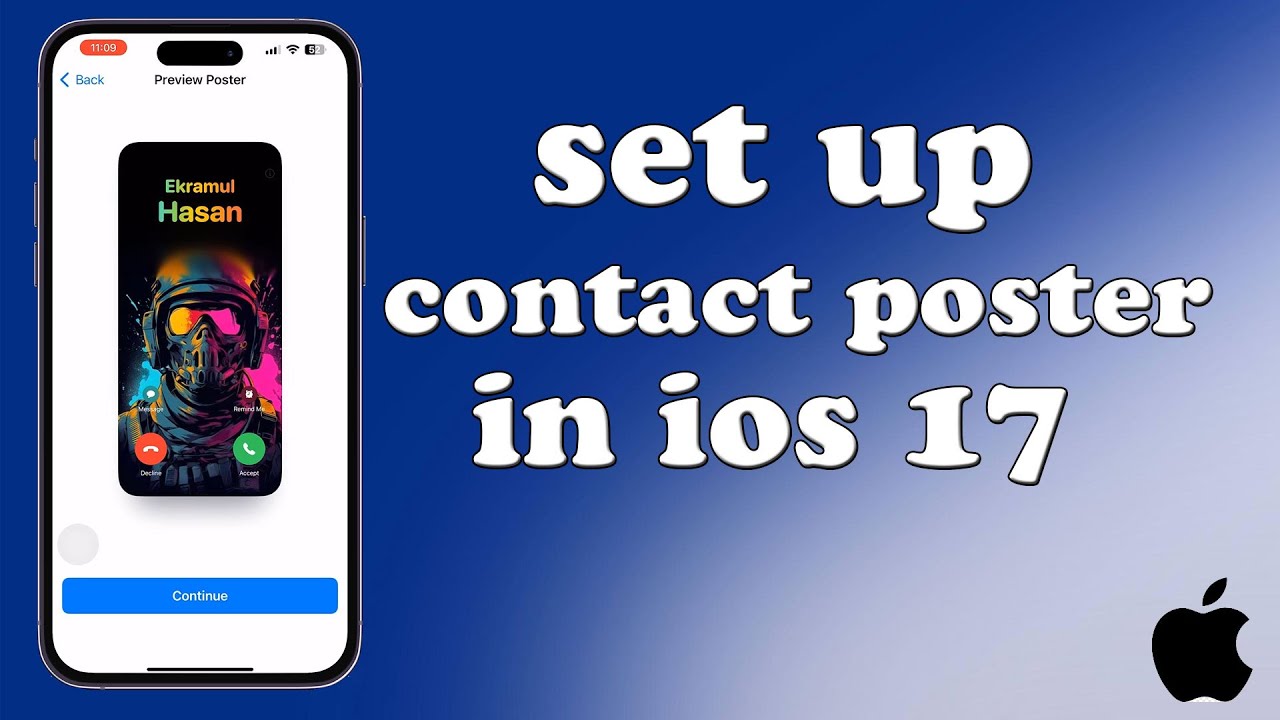 Ios Contect Poster What's the Fastest Way to Set Up Contact Posters on iOS 17? - YouTube