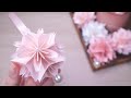 折り紙八重桜｜A4コピー用紙1枚で作る可愛いなサクラボール｜Origami Cherry Blossom｜ayawang-paper