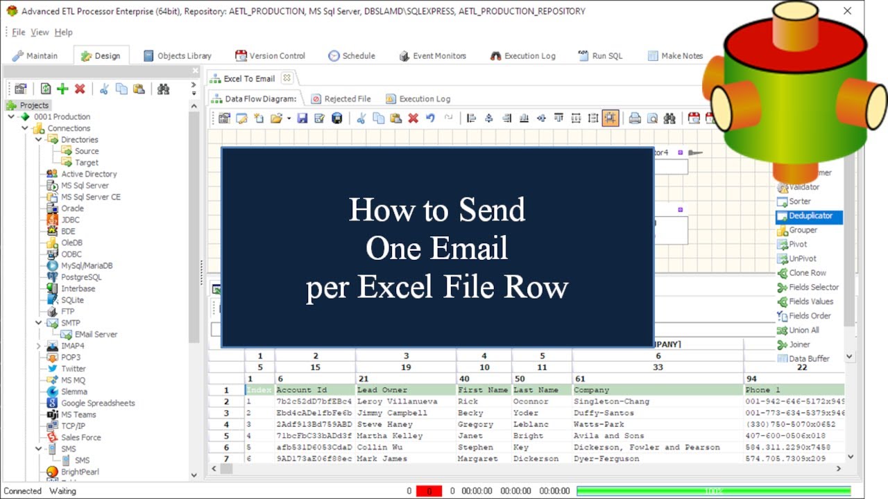 Excel To Message | Advanced ETL Processor Tutorial 🎥 - YouTube