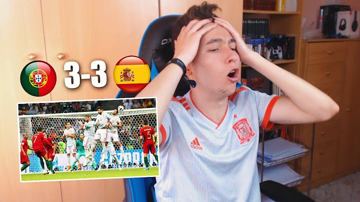 REACCIONES DE UN HINCHA Portugal VS España 3-3 MUNDIAL RUSIA 2018  [ByDiegoX10]