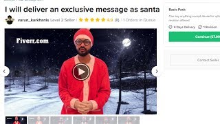 I hired every Santa Claus on Fiverr I could find