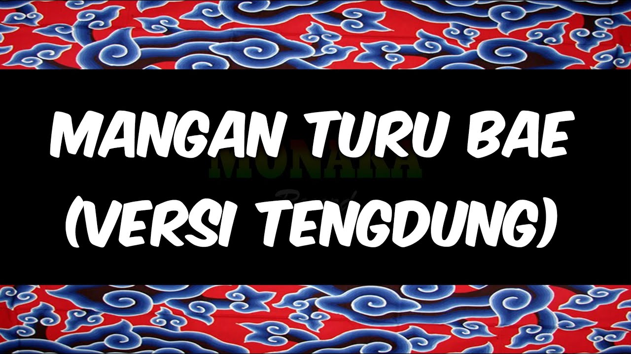 Mangan Turu Bae - Devi Manual versi Tengdung [Karaoke]