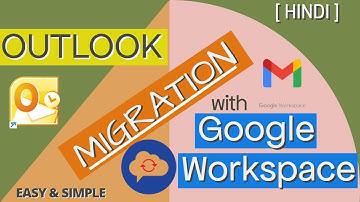 How to migrate pst with google workspace ll Gmail outlook migration [ HINDI ] #pstmigration