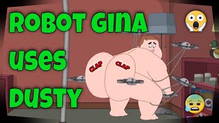 Robot Gina makes Dusty's butt clap - Paradise PD (Season 3 Episode 8) - extended