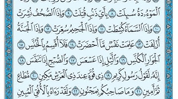 سورة التكوير بندر بليلة