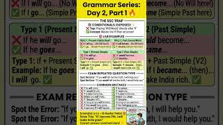 Day 2: Conditional Sentences Trick 🔥 SSC CGL English #sscenglish