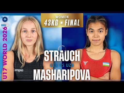 🇩🇪🔥🇺🇿 Finja Viviane STRAUCH vs Mukhlisa MASHARIPOVA | U17 WORLD WRESTLING CHAMPIONSHIPS 2026