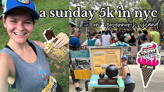 Running a 5K on Governor’s Island | Sunday in NYC Vlog