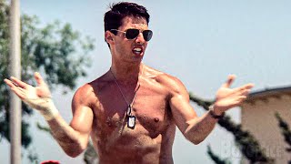 Tom Cruise ama el voleibol de playa y coquetear | Top Gun: Pasión y gloria | Clip en Español