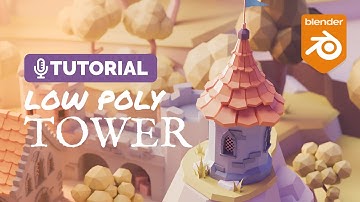 Blender Low Poly Tower Tutorial | Polygon Runway