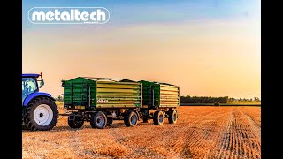 ⭐ Przyczepa rolnicza Metaltech ⭐ DB12 Premium 🌾 AKCJA Żniwa 2020!