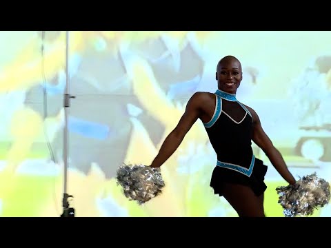 Justine Lindsay the first ever transgender cheerleader for Carolina Panthers