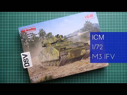 ROOM237('12米) ICM 1/72 M3 Bradley IFV (72913) Review - YouTube