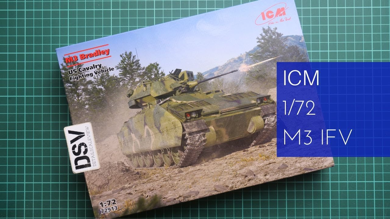 Обзор модели ICM 1/72 M3 Bradley IFV (72913)
