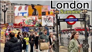 London City Tour 2024 | 4K HDR Virtual Walking Tour around the City | London Summer Walk 2024 by LONDON CITY WALK 34,578 views 1 month ago 1 hour, 20 minutes