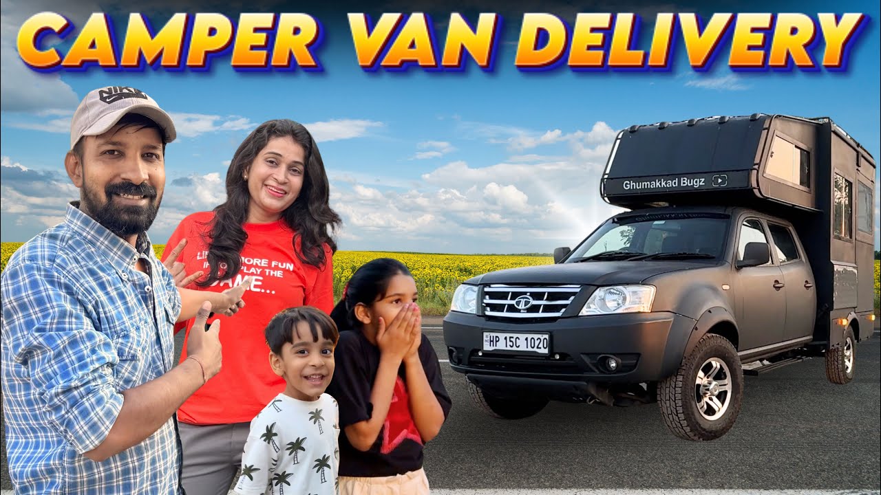 New CAMPER VAN DELIVERY😍 Our tata yodha Camper van is ready now 🧿
