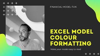 Financial model assumption colours