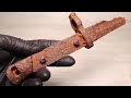 Extremely Rusty M1888 Mannlicher Bayonet Restoration