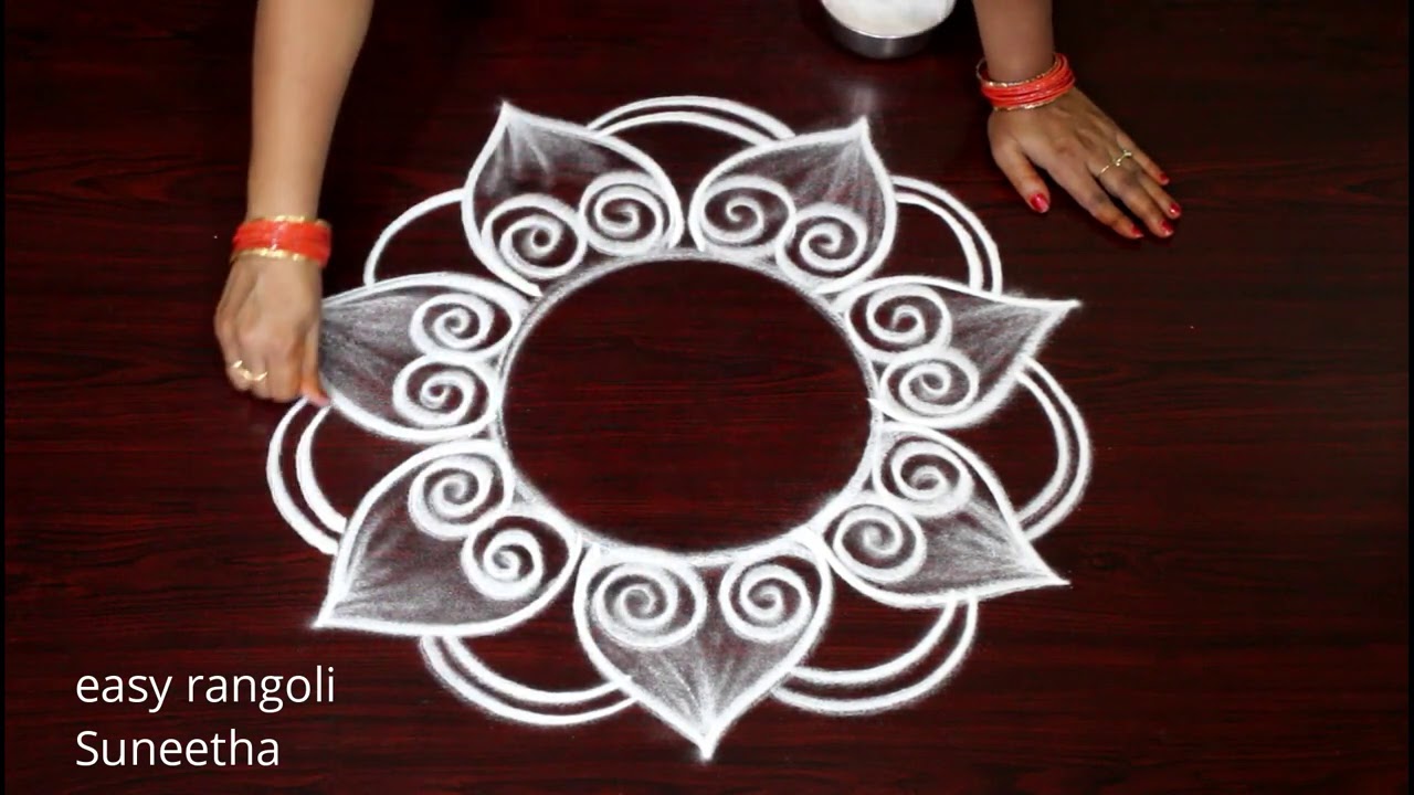 Krishnashtami Special rangoli & kolam designs || Janmashtami ...