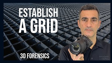 How to establish a grid to correct lens distortion | 3D forensics modeling | Photogrammetry