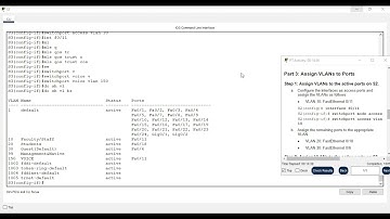Lab 3.3.12 – Packet Tracer – VLAN Configuration + Configure Trunks