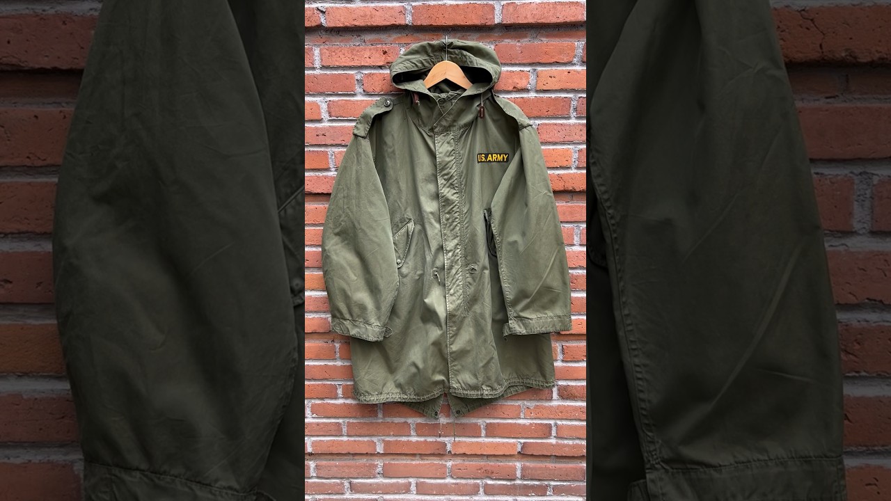 Vintage 1952 US Army M-51 Fishtail Parka 