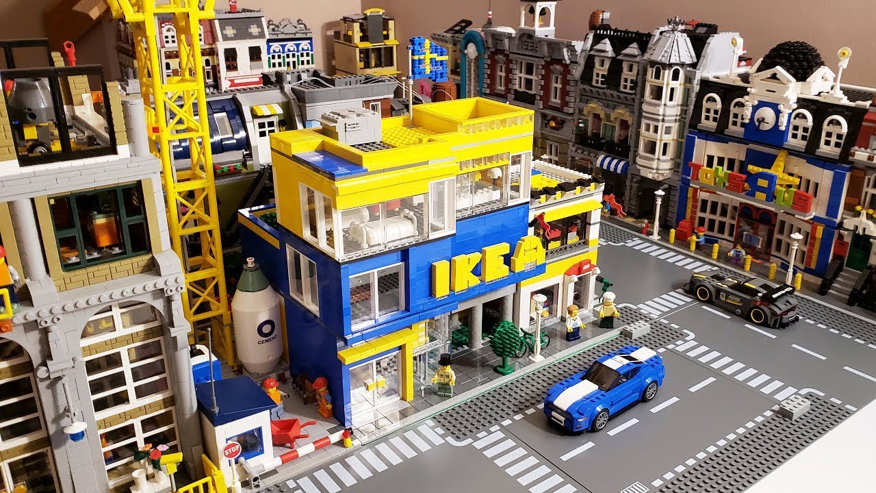 Lego IKEA Modular - Custom MOC for the 