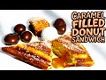 Caramel Filled Donut Sandwich