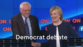 Bernie Sanders vs Hillary Clinton: first democratic debate highlights