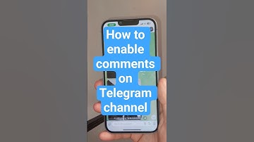 How to enable comments on Telegram channel