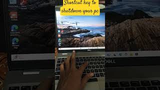 shortcut key to shutdown your PC। PC tips #shutdown #pcgaming #keyboard #shortkeys