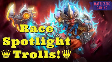 Auto Chess Race Spotlight: Trolls! Queen Rank Tips! | Mattjestic Gaming