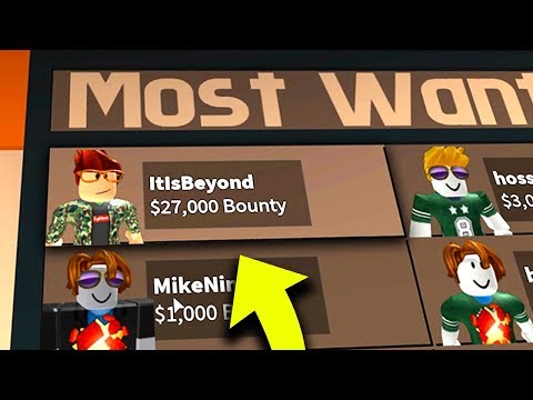 Biggest Bounty In Roblox Jailbreak Youtube - best bank robber in jailbreak roblox jailbreak highest bounty challenge