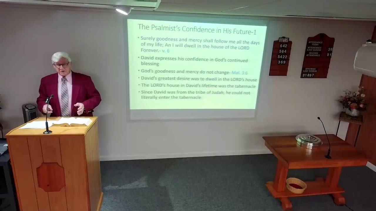 Sermon: "The Shepherd's Psalm" (1/11/2026 evening)