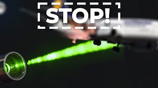 Why Not to Point Lasers at Planes 🤔