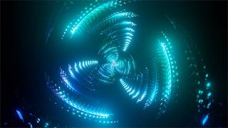 Cyber Blue Energy Tunnel VJ Loop 4K | Futuristic LED Stage Background | Seamless DJ | No Copyright