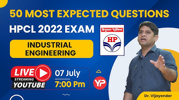 Industrial | HPCL 2022 | 50 Most expected questions for HPCL 2022 Exam preparation mechanical