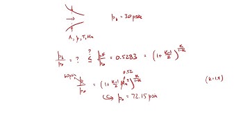Compressible Flow Example - isentropic1D_02